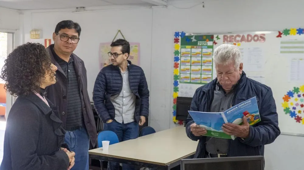 Prefeito visita Escola Jardim União e acompanha obras e estrutura pedagógica