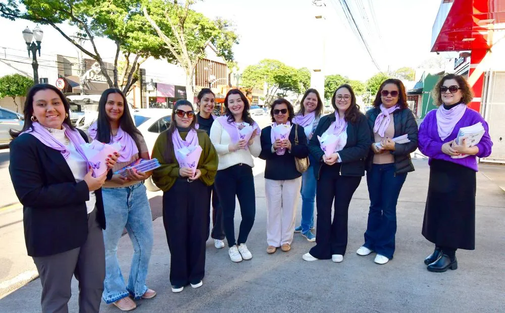 Campanha combate a violência contra a mulher nas ruas da cidade