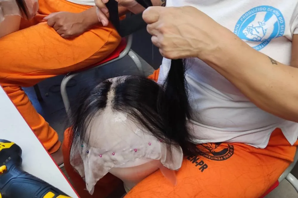 Detentas de Goioerê e Altônia produzem perucas para pacientes com câncer