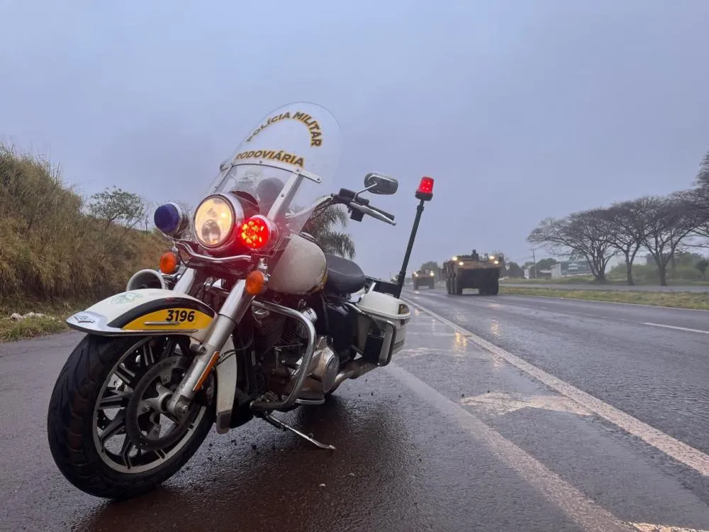 Rodovias recebem comboios militares em operação integrada do Exército e BPRv