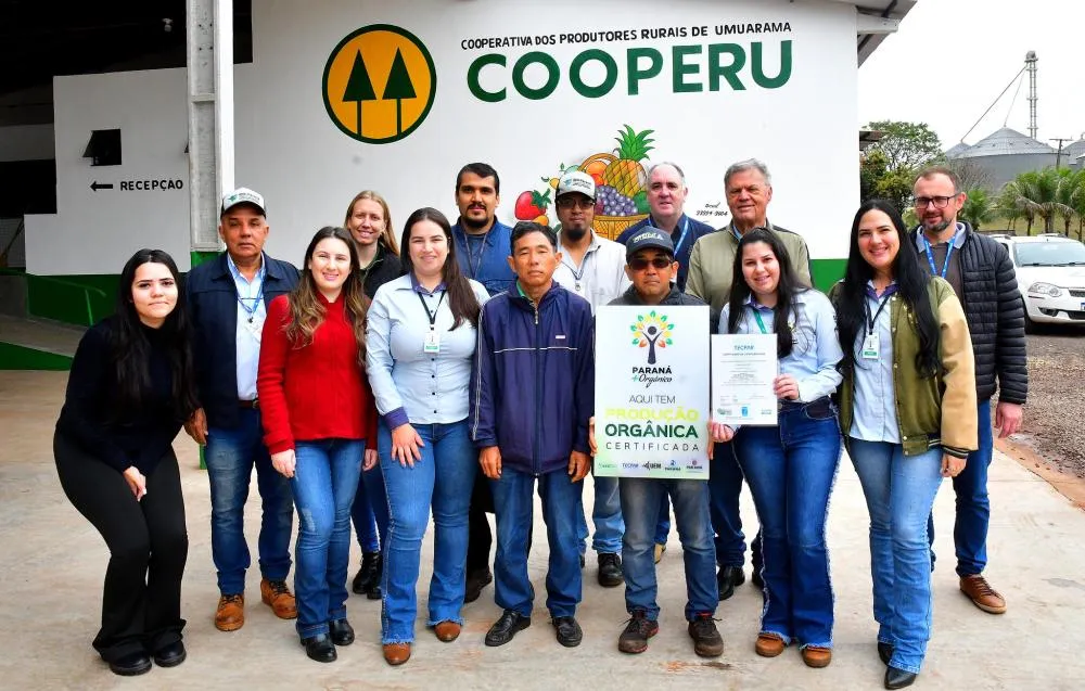 Produção orgânica cresce em Umuarama com nova certificação