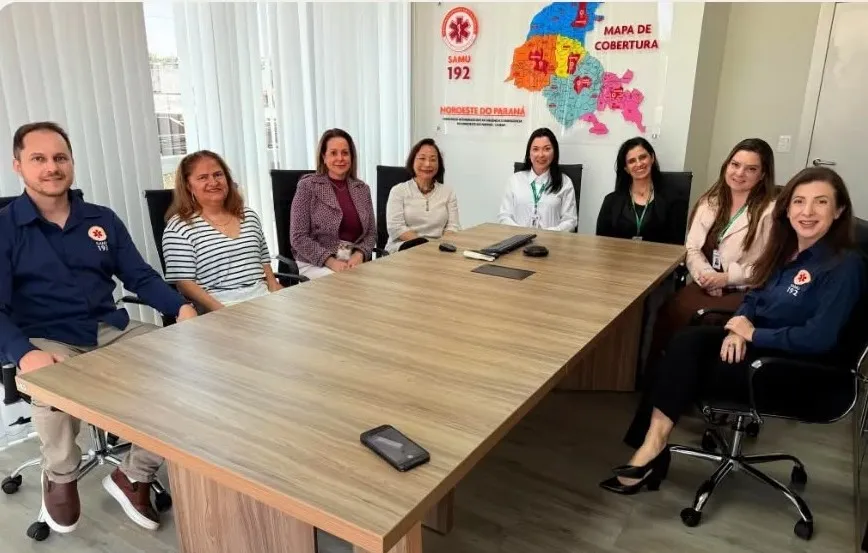Regionais de Saúde do Noroeste conhecem estrutura do SAMU e reforçam parceria institucional