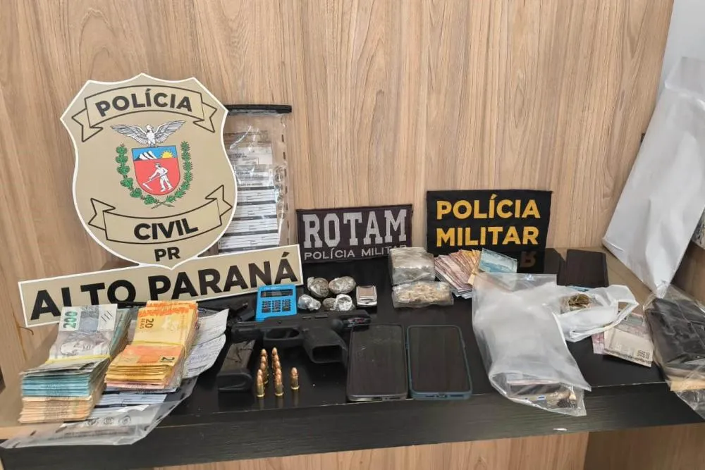 Polícia prende bando em operação integrada contra o tráfico em Alto Paraná