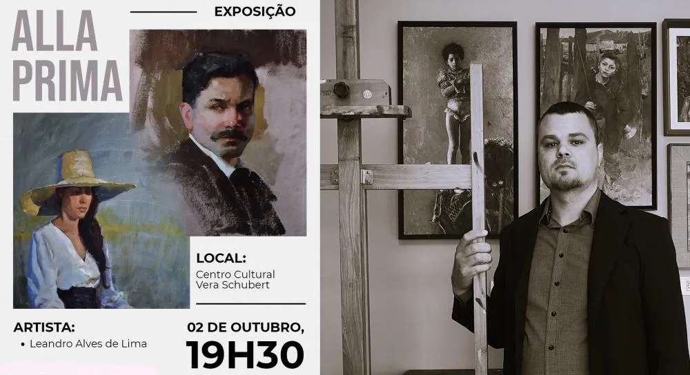 Exposição “Alla Prima” abre temporada no Centro Cultural Vera Schubert