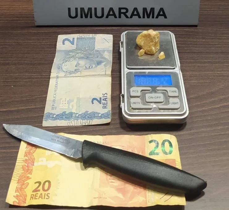 Polícia Civil prende homem em flagrante por tráfico de drogas em Umuarama
