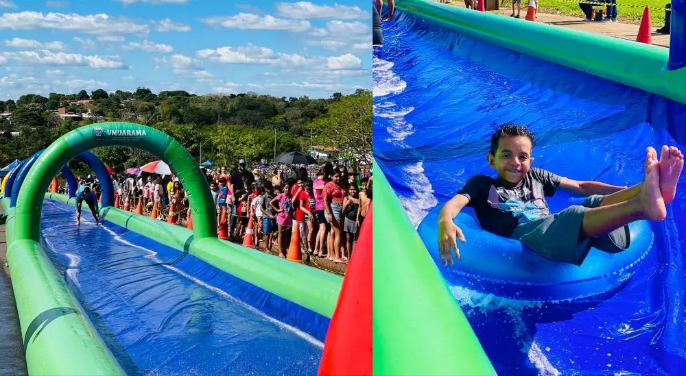 Festival de brincadeiras reuniu crianças no final de semana Lago Tucuruvi 