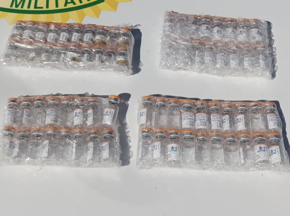 Ampolas de tirzepatida vinham do Paraguai para serem entregues em Umuarama