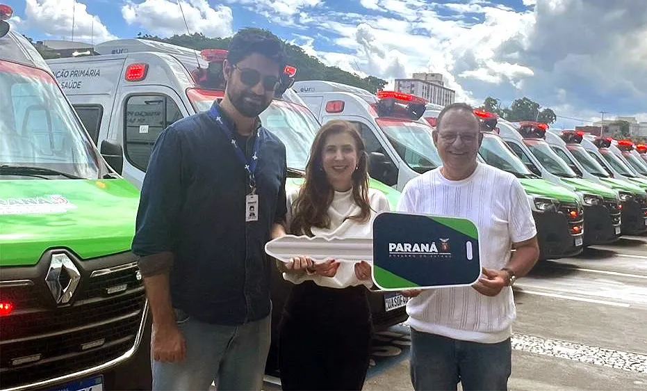 Umuarama é contemplada com uma das novas ambulâncias com UTI móvel do Estado