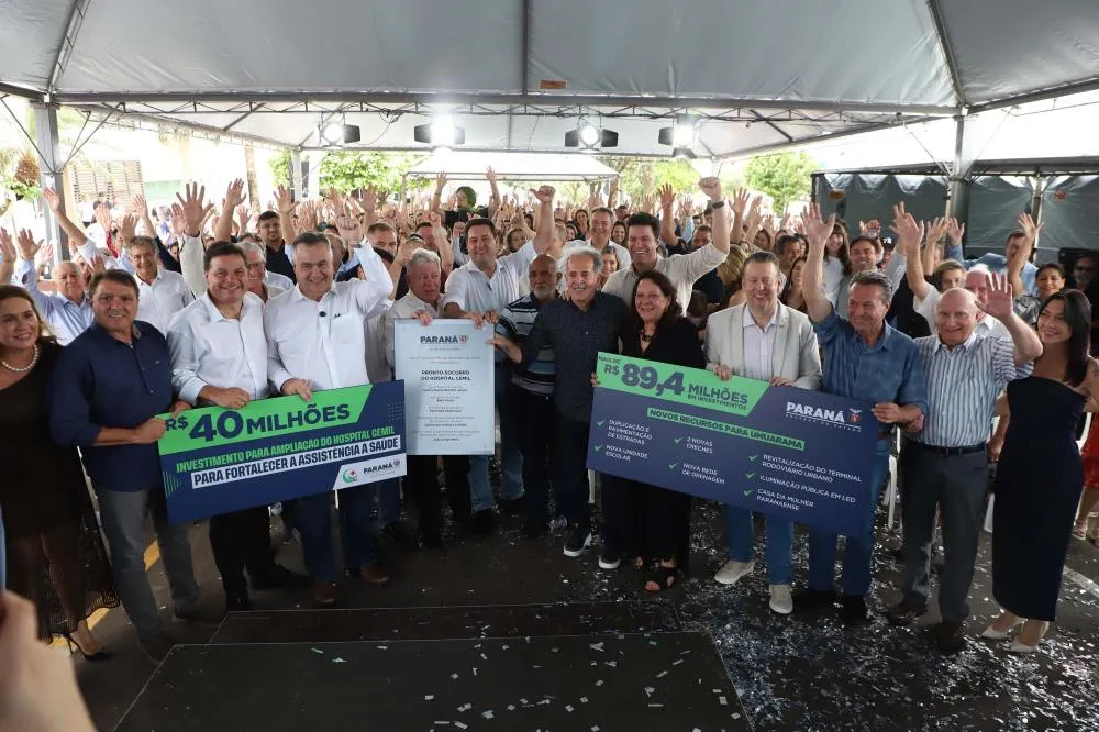 Com inauguração e anúncio de mais R$ 40 milhões, Cemil vai dobrar atendimentos em Umuarama