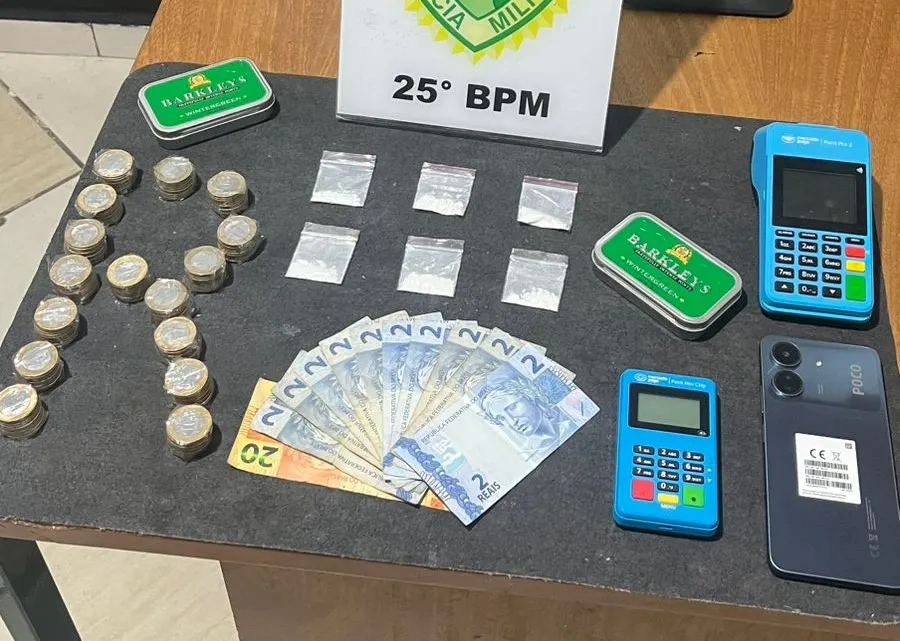 PM flagra venda de drogas por aplicativo e prende suspeito na Zona III