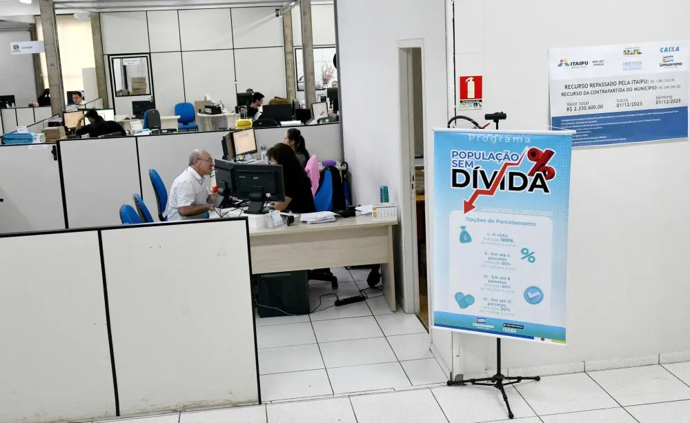 Últimos dias para aderir ao programa População sem Dívida em Umuarama