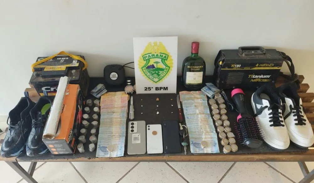 Polícia desmonta esquema de tráfico que abastecia região central de Umuarama