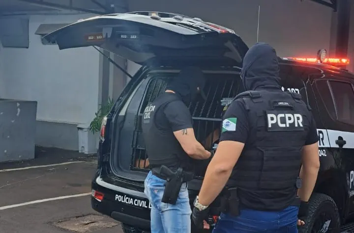 Polícia Civil cumpre simultaneamente ordens de prisão em Umuarama, Goioerê e Perobal