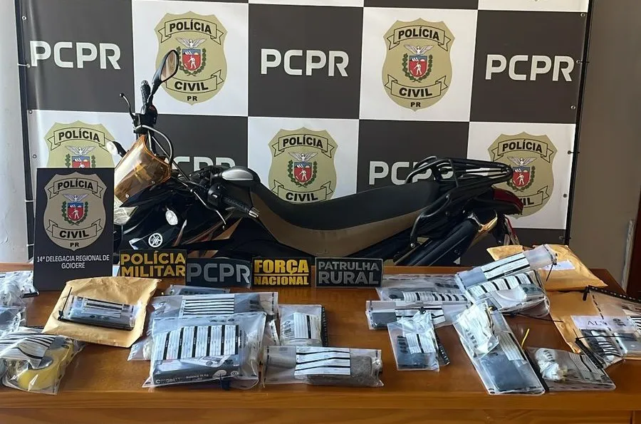 Somente em Goioerê, operação policial mobiliza 38 policiais e apreende drogas e armas