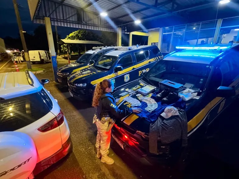 PRF prende dupla suspeita de aplicar golpes em motoristas no interior do Paraná
