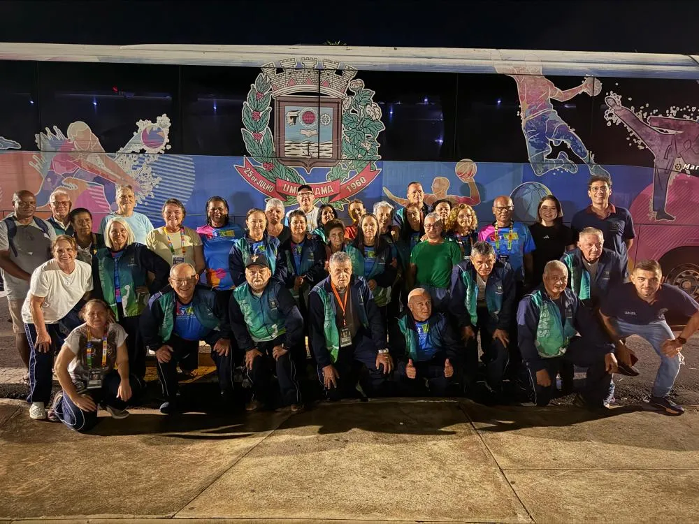 Delegação de Umuarama embarca para os Jogos da Integração do Idoso