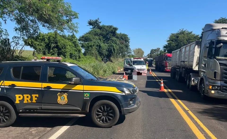 Colisão frontal na BR-376 mata motociclista de 36 anos em Nova Londrina