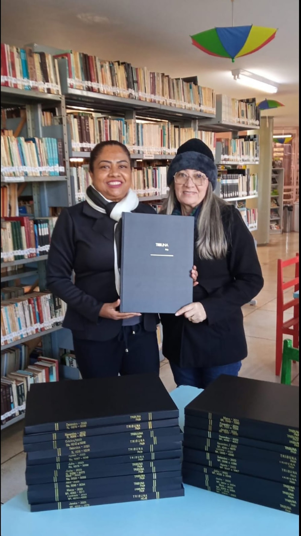 TRIBUNA HOJE na Biblioteca
