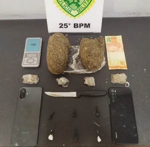 Ação da PM na antiga rodoviária de Umuarama termina com homem preso e menor apreendido