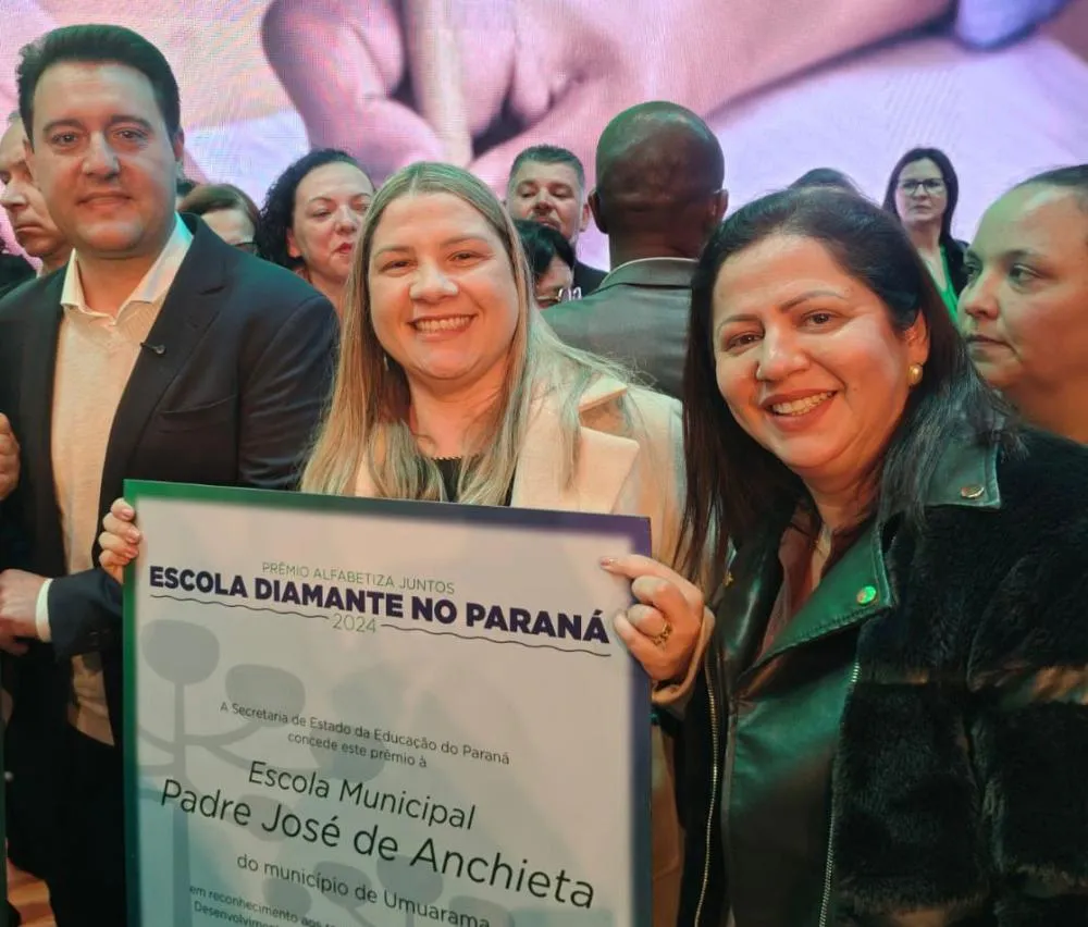 Escola Municipal Padre José de Anchieta conquista prêmio estadual de alfabetização
