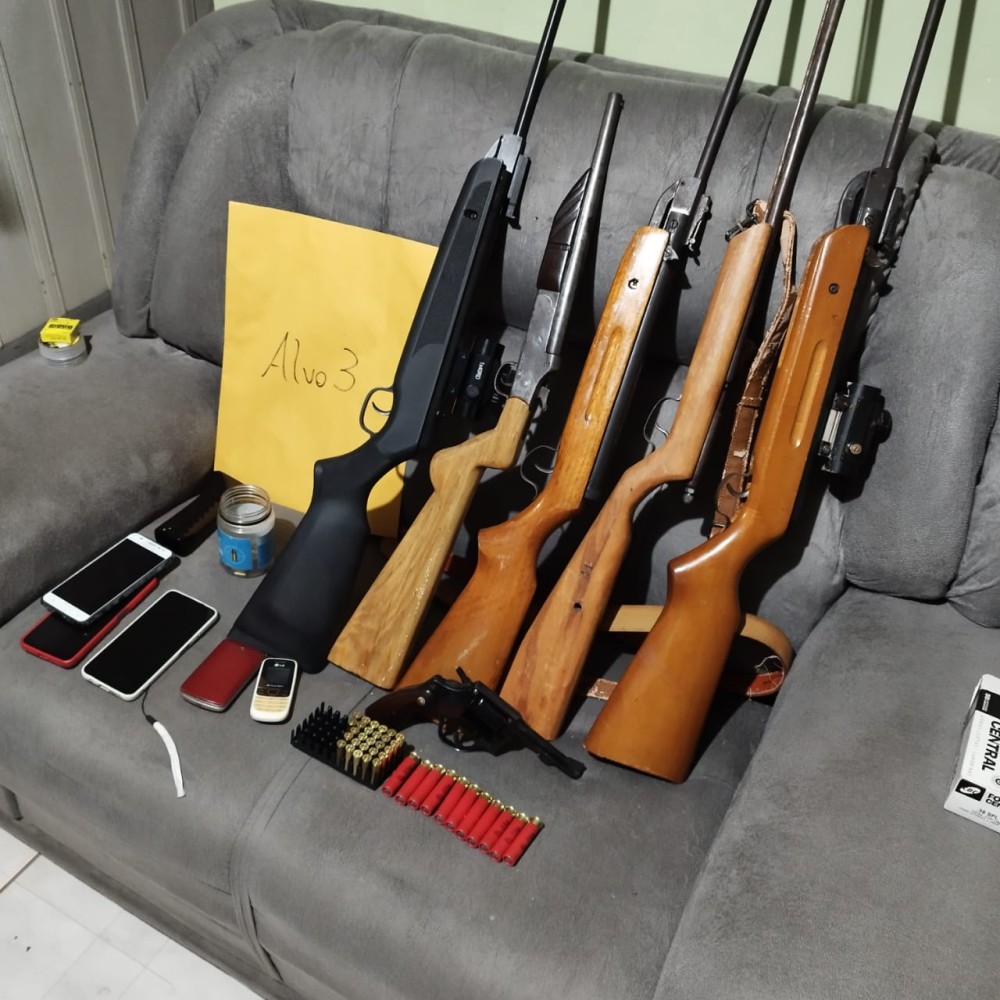 Operação Cesar Fogo desarticula quadrilha que comercializava ilegalmente armas em Alto Piquiri e Palotina