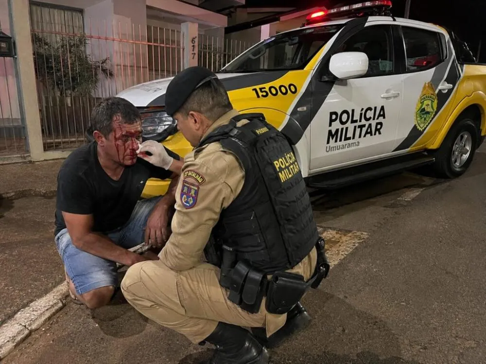 Homem é encontrado ensanguentado após se envolver em briga dentro de casa em Altônia