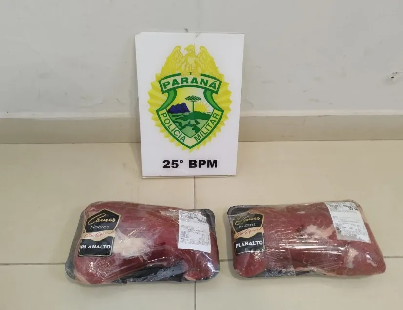 Picanha na mira: tentativa de furto termina em prisão dentro de mercado em Umuarama