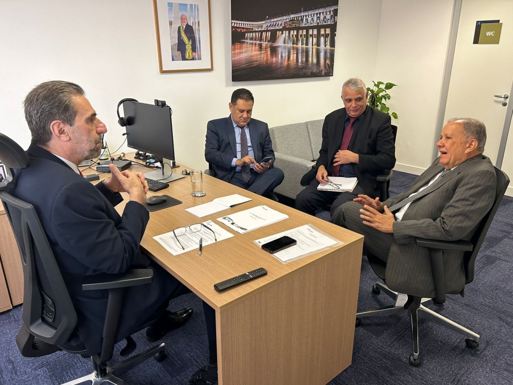 Diretor-geral da Itaipu e novo presidente da ENBPar preparam alinhamento