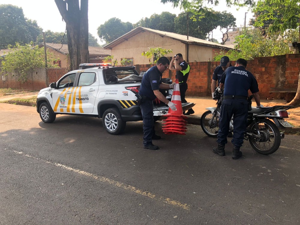 Guarda Municipal recupera moto que pode ter sido usada em assaltos na cidade