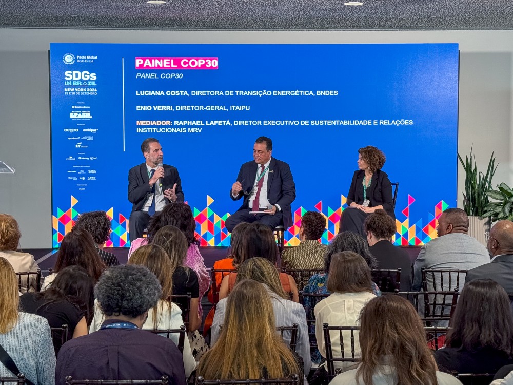 Na ONU, Enio Verri destaca investimentos na COP 30 e práticas sustentáveis da Itaipu