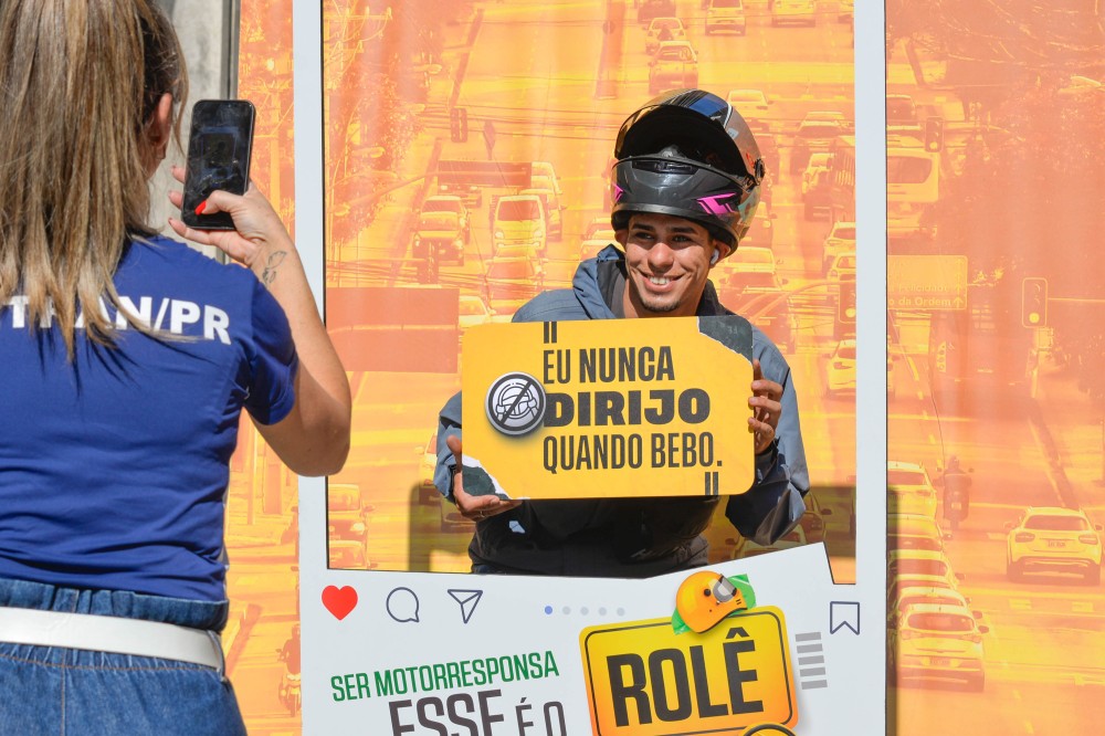 Detran-PR promoveu ações educativas para reduzir acidentes com motociclistas