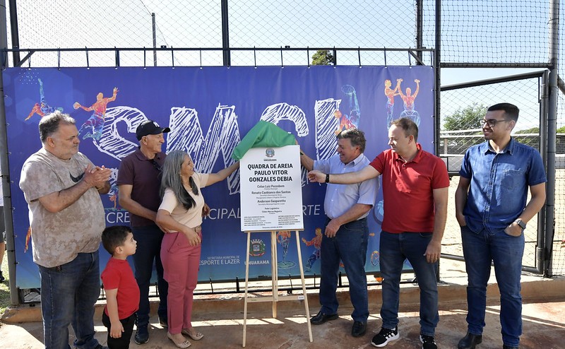 Complexo da Smel agora conta com arena multiuso para prática de esportes de areia