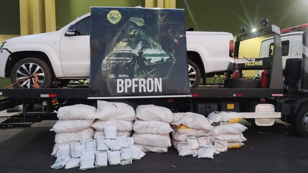 BPFRON apreende veículo carregado com agrotóxicos avaliados em quase R$ 1 milhão