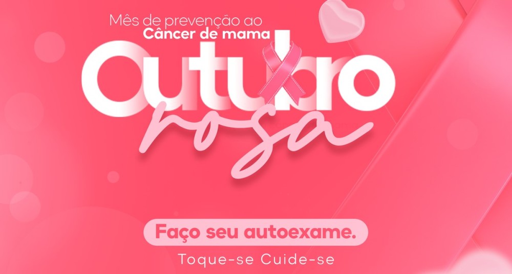 Outubro Rosa terá coleta de material para exame de câncer em todas as unidades de saúde