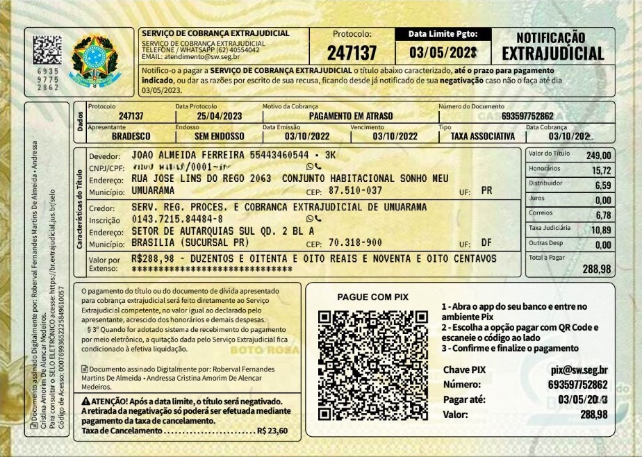 Golpistas enviam boletos falsos de cobrança para Microempreendedores Individuais