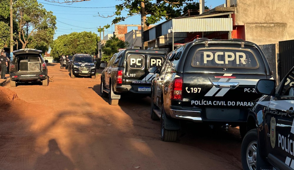 Ação da Polícia Civil cumpre ordens judiciais contra família do crime em Tapejara