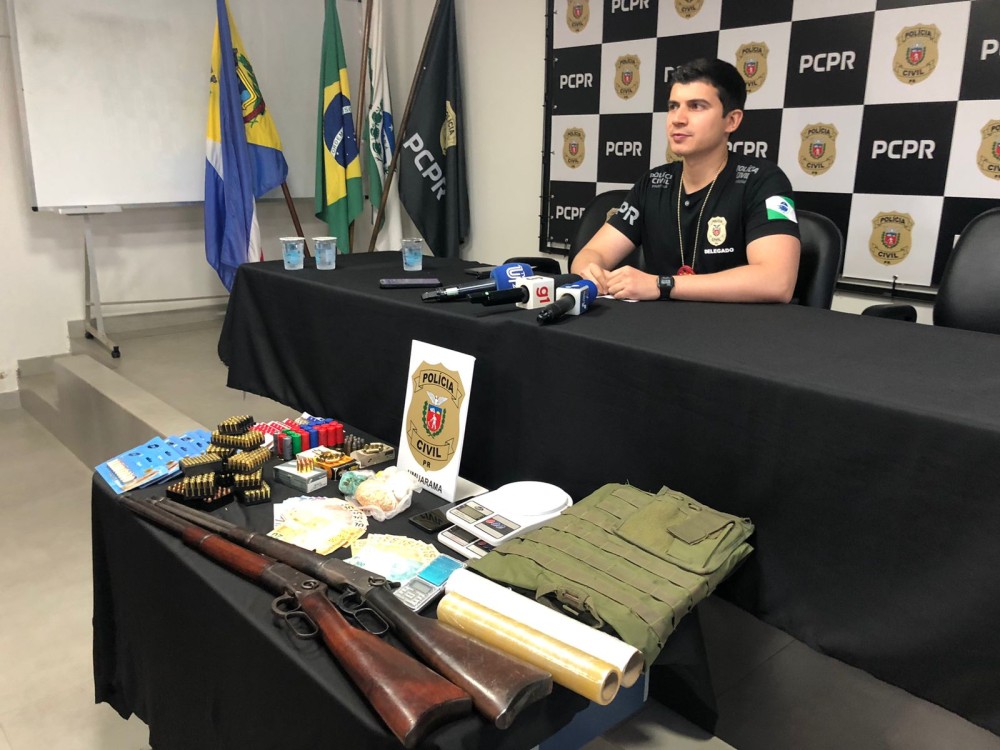 PC prende ladrão de malote e traficante com armas e munições em dois dias de operação