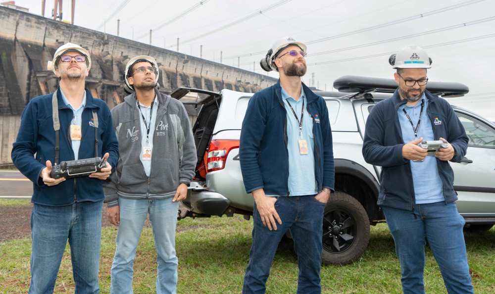 Itaipu Binacional amplia a utilização de drones em inspeções e manutenções