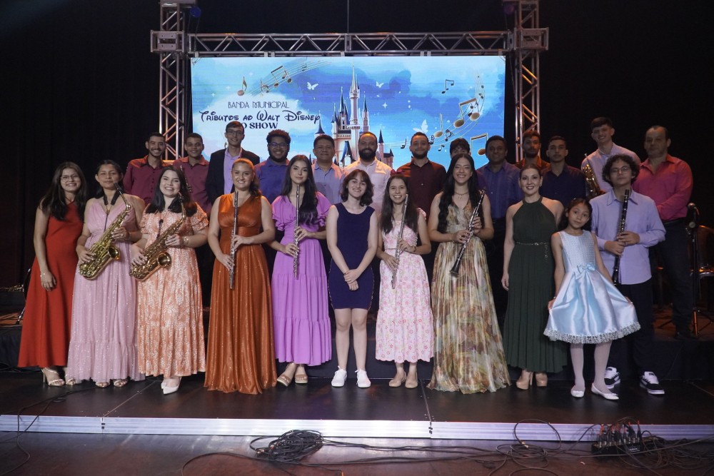 Espetáculo da Banda Municipal 26 de Junho presta um tributo a Walt Disney
