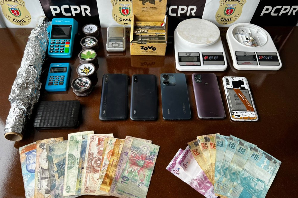 Quadrilha de traficantes de Nova Londrina é alvo de ação conjunta entre Polícias Civil e Militar