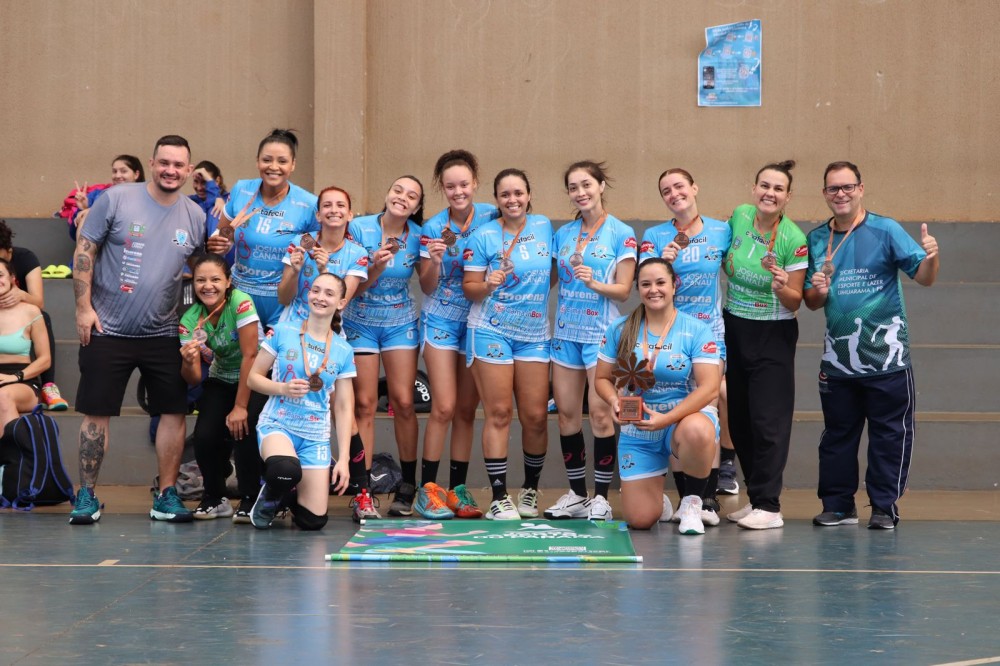 Handebol feminino de Umuarama é bronze na final dos Jogos Abertos do Paraná