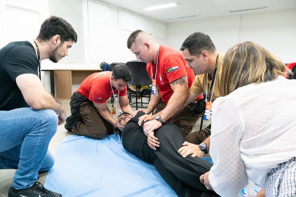 Itaipu promove treinamento imersivo em atendimento pré-hospitalar