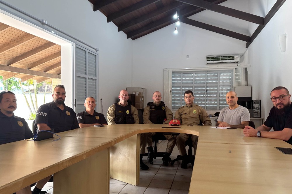 Secretaria de Segurança alinha estratégias com PMPR e PCPR para ações durante o Verão Maior Paraná