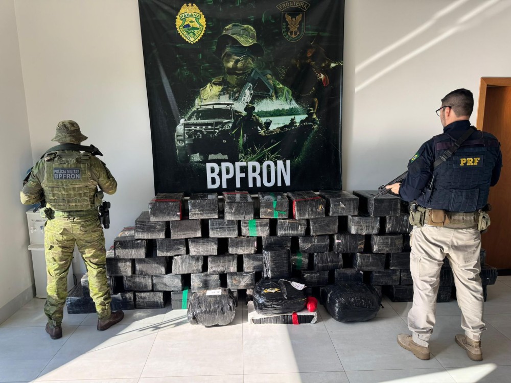 Droga avaliada em quase R$ 3 milhões tinha Umuarama como destino