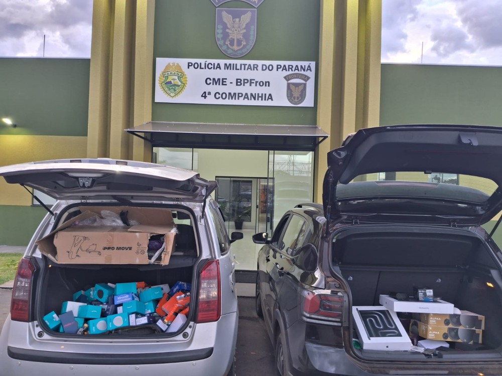 Muambeiros caem na malha fina do BPFron e da Receita Federal e perdem toda mercadoria