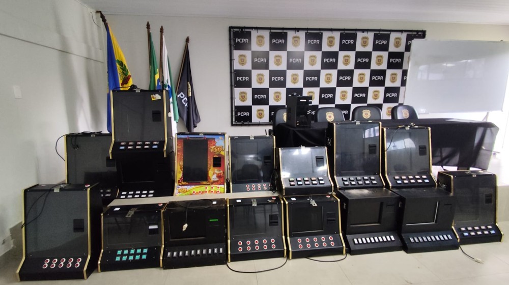 Game Over: Polícia Civil desvenda esquema de jogos de azar proibidos e apreende 15 caça-níqueis