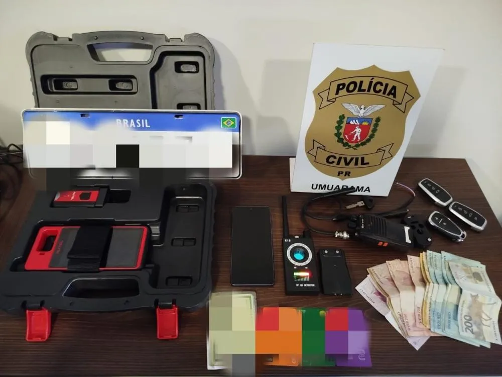 Polícia Civil prende mentor de bando que furtava camionetas Hilux em Umuarama