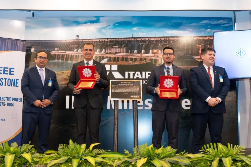 Itaipu é premiada por uma das mais importantes organizações de engenharia do mundo