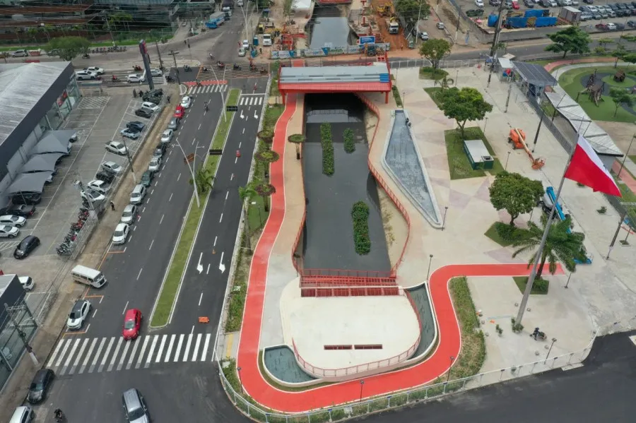 Obras financiadas pela Itaipu para a COP 30 avançam em Belém (PA)