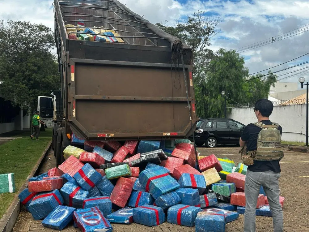 Em ação conjunta, PF, PRF e TOR apreendem mais de 7 toneladas de maconha